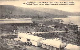 CONGO BELGE - Port De MATADI - Station Du Chemin De Fer Matadi Leopoldville - Carte Postale Ancienne - Congo Belge