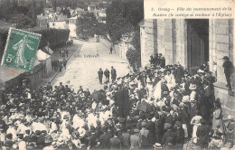 CPA 91 ORSAY / FETE DU COURONNEMENT DE LA ROSIERE / CORTEGE SE RENDANT A L'EGLISE - Orsay