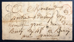 France, TAD FARMOUTIER (73) 8.8.1838 Sur Lettre Pour Bercy - (N486) - 1849-1876: Classic Period