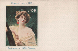 Collection JOB - Calendrier 1905 - P Gervais - Cigarette - Carte Postale Ancienne - Other & Unclassified