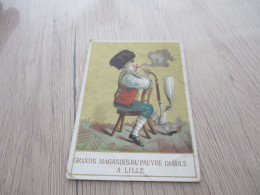 P85 Chromo Ancien Grand Magasin Du Pauvre Diable à Lille Fumeur De Narghilé Pipe à Eau - Otros & Sin Clasificación