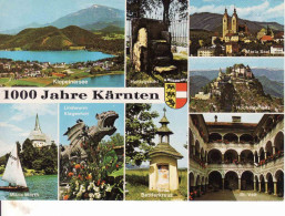 Österreich, Kärnten, Klopeinersee-Orte, Maria Woerth, Maria Saal, St. Weit, Herzegstuhl Bezirk Völkermarkt,gebraucht1977 - Klopeinersee-Orte