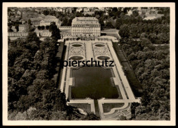 ALTE POSTKARTE BRÜHL SCHLOSS AUGUSTUSBURG SPRINGBRUNNEN PARK LUFTBILD Castle Chateau Postcard AK Ansichtskarte - Bruehl