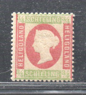 OM619 - HELIGOLAND 1873 , Mk N. 9 Linguella * - Heligoland