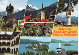 Österreich, Kärnten Land Der Berge, Seen Und Schloesser, Burg Falkenstein, Rathaus St Veit, Gebraucht 1997 - Maria Wörth