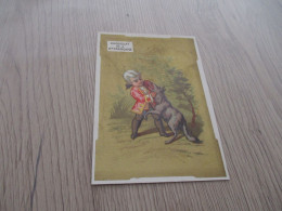 P85 Chromo Ancien Chocolat De La Cie Française Loup Dressage - Otros & Sin Clasificación