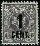 LITHUANIA..1922..Michel # 139..MNH. - Lithuania