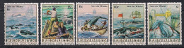 Penrhyn 1983 Micheln° 310-314 Yvertn° 232-236 *** MNH Cote 17 €  Faune Baleines Walvissen Whales - Penrhyn