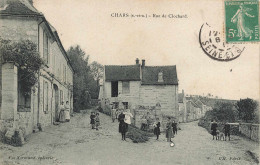 95 - VAL D'OISE - CHARS - Rue De Clochard - Carrefour Animé -10463 - Chars