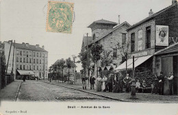 95 - VAL D'OISE - DEUIL  - Avenue De La Gare - Café-restaurant BOIS-CONDUT - 10493 - Deuil La Barre