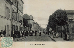 95 - VAL D'OISE - DEUIL  - Rue De La Gare - Hôtel COQUELET Restaurant-tabac - 10494 - Deuil La Barre