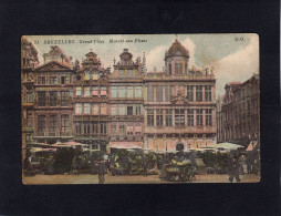 120336            Belgio,     Bruxelles,   Grand"Place,  Marche  Aux  Fleurs,  VG  1909 - Places, Squares