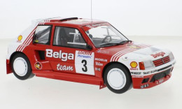 Peugeot 205 T16 - Belga - Bernard Darniche/Alain Mahé - Rally 24h Ypres 1985 #3 - Ixo (1:18) - Ixo