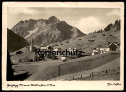 ALTE POSTKARTE KLEINWALSERTAL HIRSCHEGG MIT WIDDERSTEIN PHOTO KESSLER Stempel Sondertarif Ansichtskarte AK Cpa Postcard - Kleinwalsertal