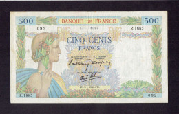 500 F LA PAIX - FN.9-1-1941.FN. - 500 F 1940-1944 ''La Paix''