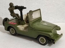 T.N Made In Japan - Jeep Ranger Militare - Giocattolo Latta Batteria - Vintage - Altri & Non Classificati