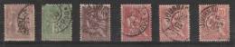 FRANCE. Lot De 6 Timbres Oblitérés JOURNAUX Sur N° 85, 106, 113a, 124 (x3) Dont PP 90. Voir Le Scan - Journaux