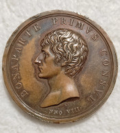 Medaglia Napoleone Bonaparte Primus Consul - Repubblica Cisalpina - Altri & Non Classificati