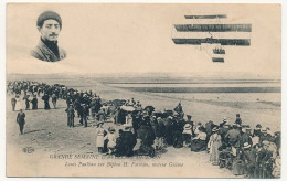 CPA - FRANCE - Grande Semaine D'Aviation De Lyon - Louis Paulhan Sur Biplan H. Farman, Moteur Gnôme - ....-1914: Précurseurs