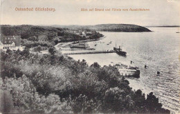 Ostseebad Glücksburg Blick Auf Strand U.Föhrde Vom Ausichtsturm Gel1915 - Gluecksburg