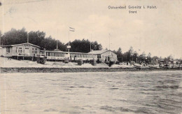 Ostseebad Grömitz - Am Strande Gel.1911 - Groemitz