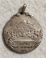 Medaglia Escursione Alpina  TCI - Sez. Milano CAI - Cadore 1913 - Andere & Zonder Classificatie