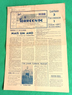 Torres Vedras - Jornal Do Torrense Nº 32, De 18 De Janeiro De 1958 - Imprensa - Évora - Portugal - Algemene Informatie