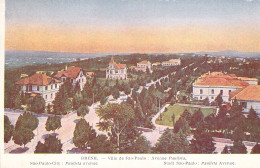 BRESIL - SAO PAULO - Avenue Paulista - Carte Postale Ancienne - São Paulo