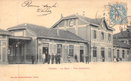 FRANCE - 55 - VERDUN - Gare - Vue Extérieure - Carte Postale Ancienne - Verdun