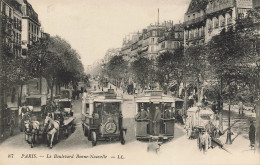 Paris * 2ème * Le Boulevard Bonne Nouvelle * Attelage * Autobus Bus - Paris (02)