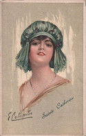 Illustrateur - Colombo - Sainte Catherine - Femme Avec Un Bonnet Vert - Mode - Carte Postale Ancienne - Colombo, E.