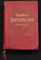 Baedeker's - Deutschland In Einem Bande -  Baedeker - 1925 - Manuales Para Coleccionistas