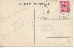 CARNAC Morbihan CAD Sur Mercure Novembre 1945           ..G - 1921-1960: Modern Period