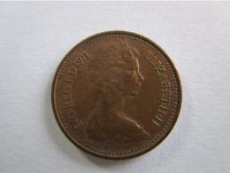 GRANDE BRETAGNE - 1/2 New Penny - Elisabeth II - 1971 - Other & Unclassified