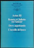 Teatro Alla Scala- Concerto Balletto Stagione 1979 - Cinema E Musica