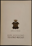 Ente Autonomo Teatro Regio - Città Di Torino - Stagione Lirica 1969-70 - Cinéma Et Musique
