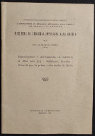 Ricerche Di Zoologia Applicata Alla Caccia - A. Taibel - 1969 - Hunting & Fishing