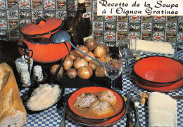 Recette De Cuisine - Recette De La Soupe à L'oignon Gratinée - Cpsm GF Dentelée - Recettes (cuisine)
