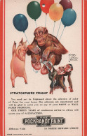 Illustrateur - Wood Lawson - Stratosphere Fright - Singes Cochon Et Ballons - Carte Postale Ancienne - Wood, Lawson