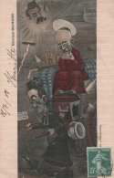 Illustration Muller - Satirique - Caricature Cardinal Richard - Edit Ribby - Carte Postale Ancienne - Satirisch