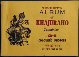 Tourist's Album Of Khajuraho - Containing 24 Coloured Photoes - Photo