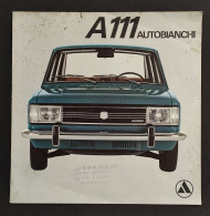 A 111 Autobianchi - Depliant - Motori