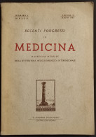 Recenti Progressi In Medicina - N. 3 - Vol. II 1947 - Medecine, Psychology