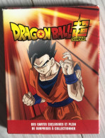 Boite DRAGONBALL Super Rouge 2 Planches Stickers 4 Cartes Et 2 Pièces Puzzle 2020 - Dragonball Z