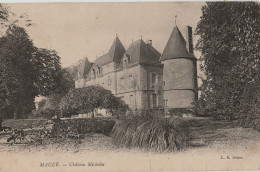 CPA-79-Deux-Sevres-MAUZE Sur Le MIGNON 7  - Château Jousselin -"MICHELIN"????Inconnu ? Circulée 1906 - Mauze Sur Le Mignon