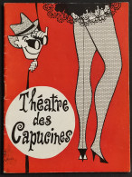 Brochure Théatre Des Capucines - Teatro, Pubblicità - Film En Muziek