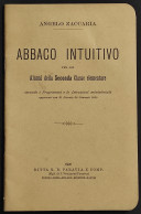 Abbaco Intuitivo - A. Zaccaria - Ed. Paravia - 1906 - Enfants