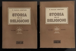 Storia Delle Religioni - P. T. Venturi - Ed. UTET - 1944 - 2 Vol - Religión