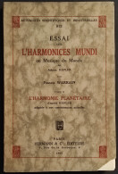 Assai Sur L'Harmonices Mundi - F. Kepler - Ed. Hermann - 1942 Vol II - Cinema E Musica