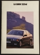La BMW 325td - 1991 - Brochure - Engines